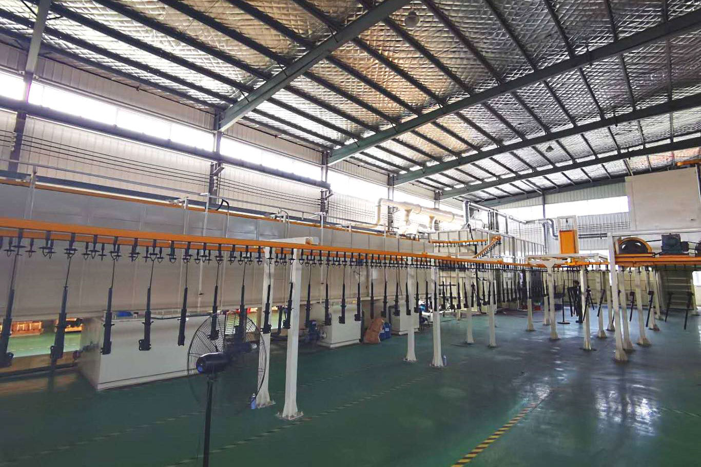 electrostatic painting line